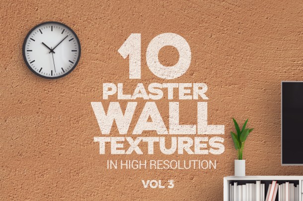 1 Plaster Wall Textures Vol 3 x10 (2340)